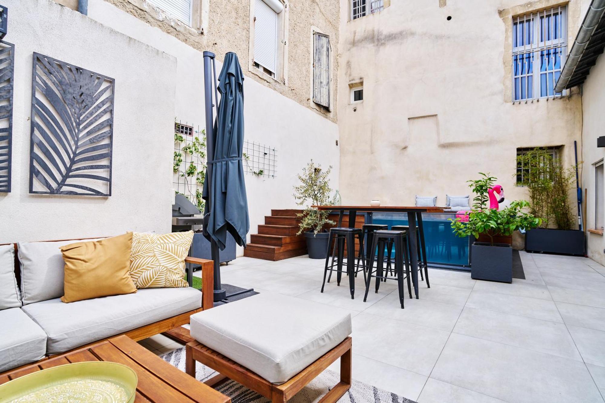 Maison De Ville Moderne Climatisee Avec Piscine Morieres-les-Avignon Exteriér fotografie